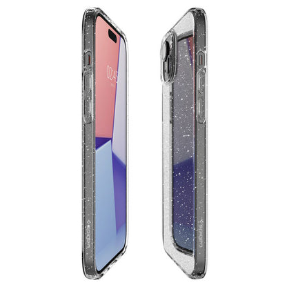 Spigen Liquid Crystal Glitter – dėklas iPhone 15 Plus (skaidrus)