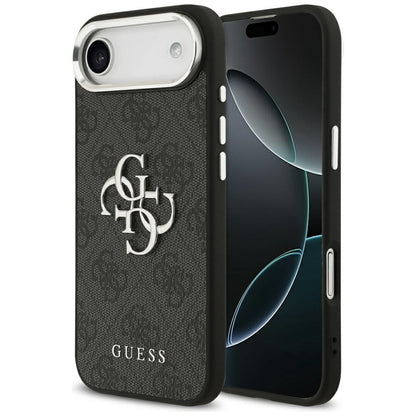 Guess 4G Big 4G Classic Logo dėklas iPhone Air (Juoda / Sidabrinė)