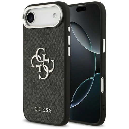 Guess 4G Big 4G Classic Logo dėklas iPhone Air (Juoda / Sidabrinė)