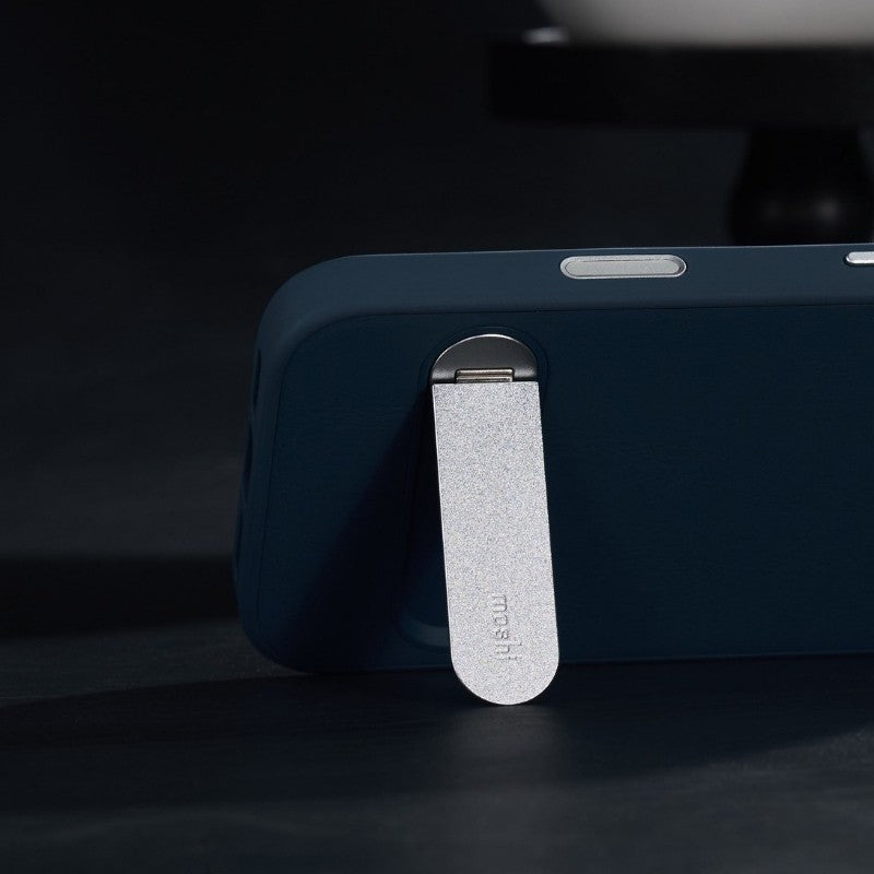 Moshi Kameleon MagSafe dėklas iPhone 17 Pro Max su stovėjimo funkcija (Midnight Gray)