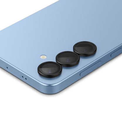 Spigen Optik Pro GLAS.TR EZ Fit Kameros Apsauga (2 vnt.) skirta Samsung Galaxy S25 (Juoda)