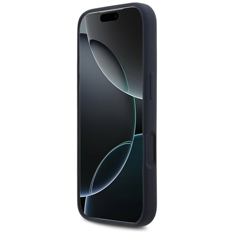 Red Bull Silikoninis Oversize Vertikalus Logotipas MagSafe - iPhone 17 Pro dėklas (Tamsiai Mėlynas)