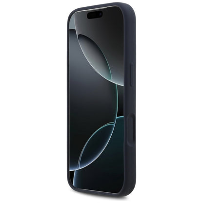 Red Bull Silikoninis Oversize Vertikalus Logotipas MagSafe - iPhone 17 Pro dėklas (Tamsiai Mėlynas)