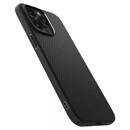 Spigen Liquid Air – dėklas skirtas iPhone 15 Pro Max (matinė juoda)