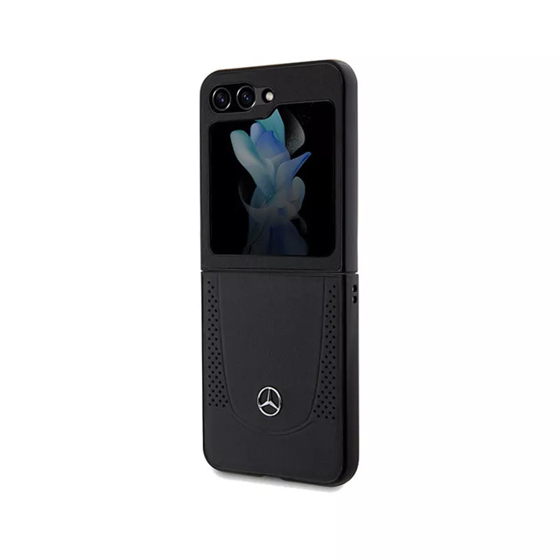 Mercedes Leather Urban Line - Samsung Z Flip 5 dėklas (juodas)