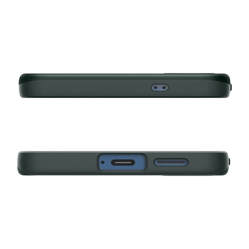 Spigen Thin Fit Mag MagSafe – dėklas skirtas Samsung Galaxy S25 (Abyss Green)