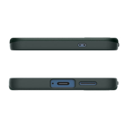 Spigen Thin Fit Mag MagSafe – dėklas skirtas Samsung Galaxy S25 (Abyss Green)