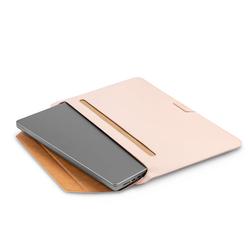 Moshi Muse 14" 3-in-1 Slim Sleeve nešiojamojo kompiuterio dėklas (Luna Pink)