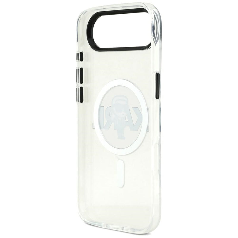 Karl Lagerfeld IML Karl Sketch Logotipas MagSafe - Dėklas iPhone Air (skaidrus)