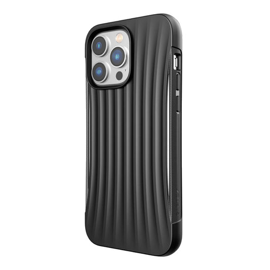 X-Doria Raptic Clutch – Biologiškai skaidomas dėklas „iPhone 14 Pro Max“ (išbandytas numetant iš 3 m aukščio) (juodas)