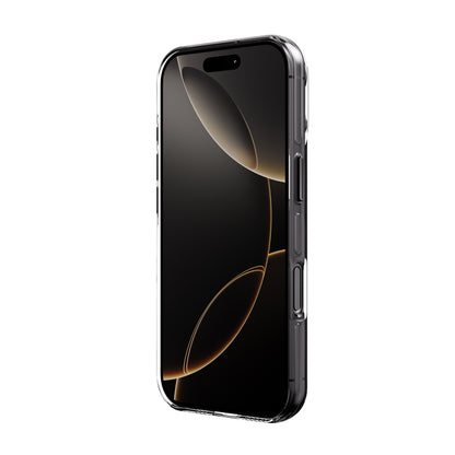 Crong Clear MAG Pro – iPhone 16 Pro Max dėklas su MagSafe (juodas)