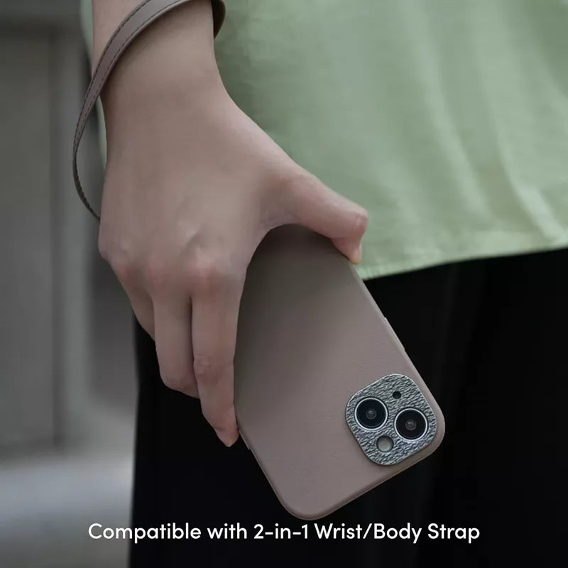 Moshi Napa MagSafe – Odinis dėklas, skirtas iPhone 15 Pro Max (Woodsmoke Brown)