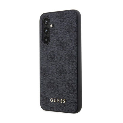 Guess 4G Metal Gold Logo – Samsung Galaxy S23 FE dėklas (pilkas)