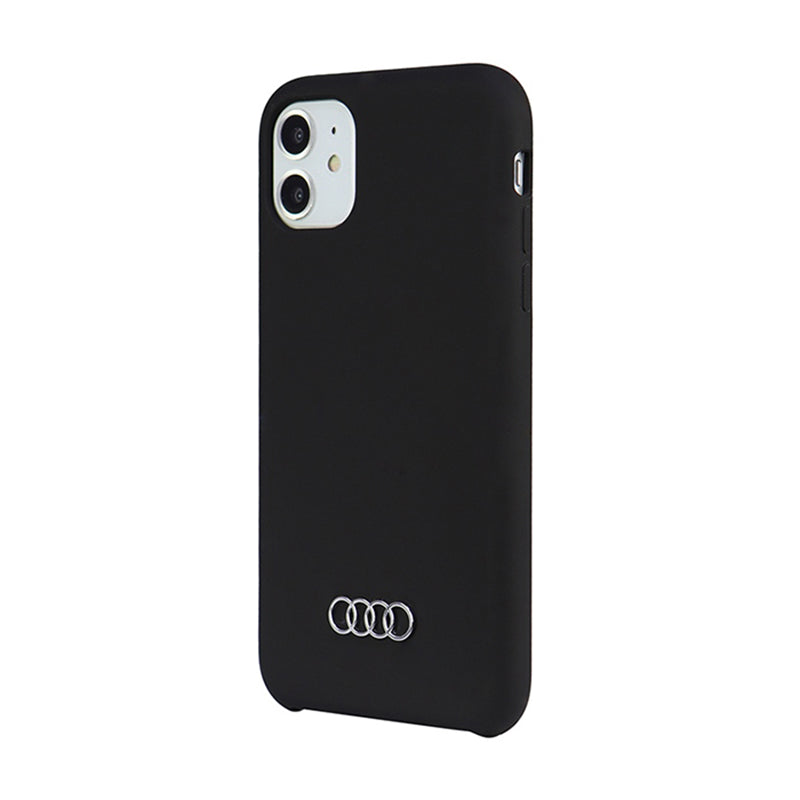 Audi silikoninis dėklas - dėklas, skirtas iPhone 11 (juodas)
