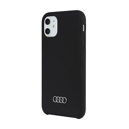 Audi silikoninis dėklas - dėklas, skirtas iPhone 11 (juodas)