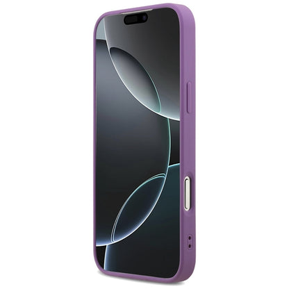 Guess Fiksuotas Blizgučių Dydis 4G - Dėklas iPhone 17 Pro Max (alyvinis)