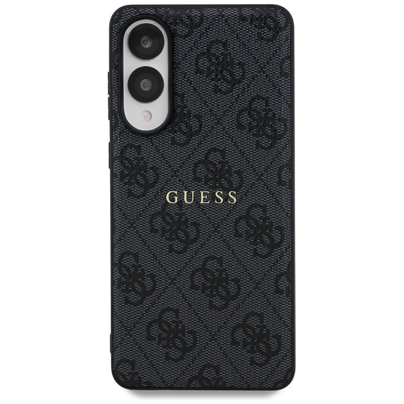 Guess 4G Ring Classic Logo MagSafe - Dėklas Samsung Galaxy S25 Edge (juodas)