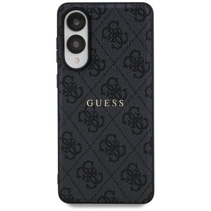 Guess 4G Ring Classic Logo MagSafe - Dėklas Samsung Galaxy S25 Edge (juodas)