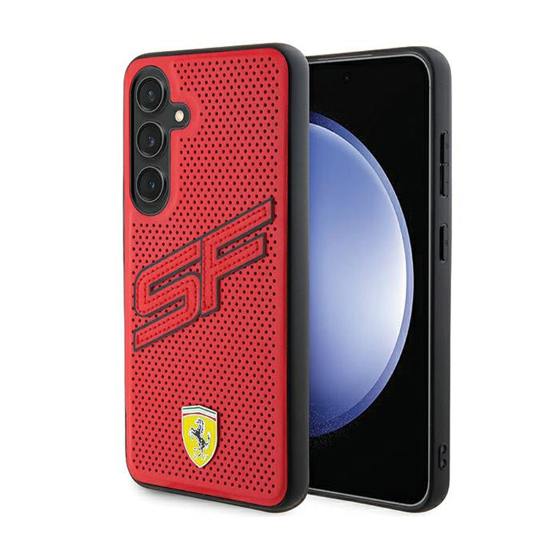 Ferrari Big SF Perforated – Samsung Galaxy S24 dėklas (raudonas)