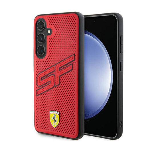 Ferrari Big SF Perforated – Samsung Galaxy S24 dėklas (raudonas)