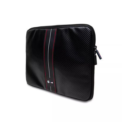 BMW Carbon Red Stripes Sleeve - dėklas 13" / 14" nešiojamajam kompiuteriui (juodas)