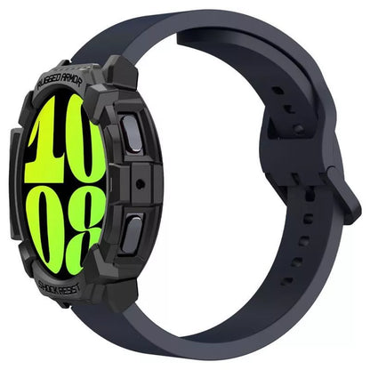 Spigen Rugged Armor - dėklas, skirtas Samsung Galaxy Watch 7 44 mm (matinė juoda)