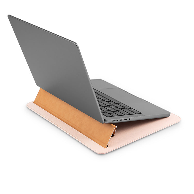 Moshi Muse 14" 3-in-1 Slim Sleeve nešiojamojo kompiuterio dėklas (Luna Pink)