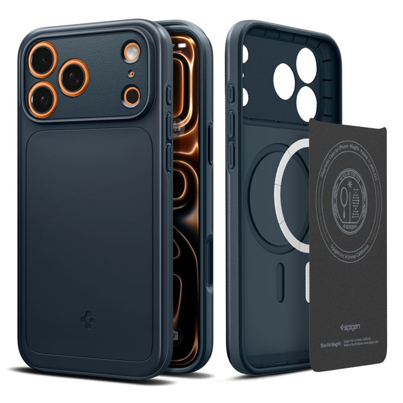 Spigen Thin Fit Mag MagSafe – Dėklas iPhone 17 Pro Max (Metal Slate)