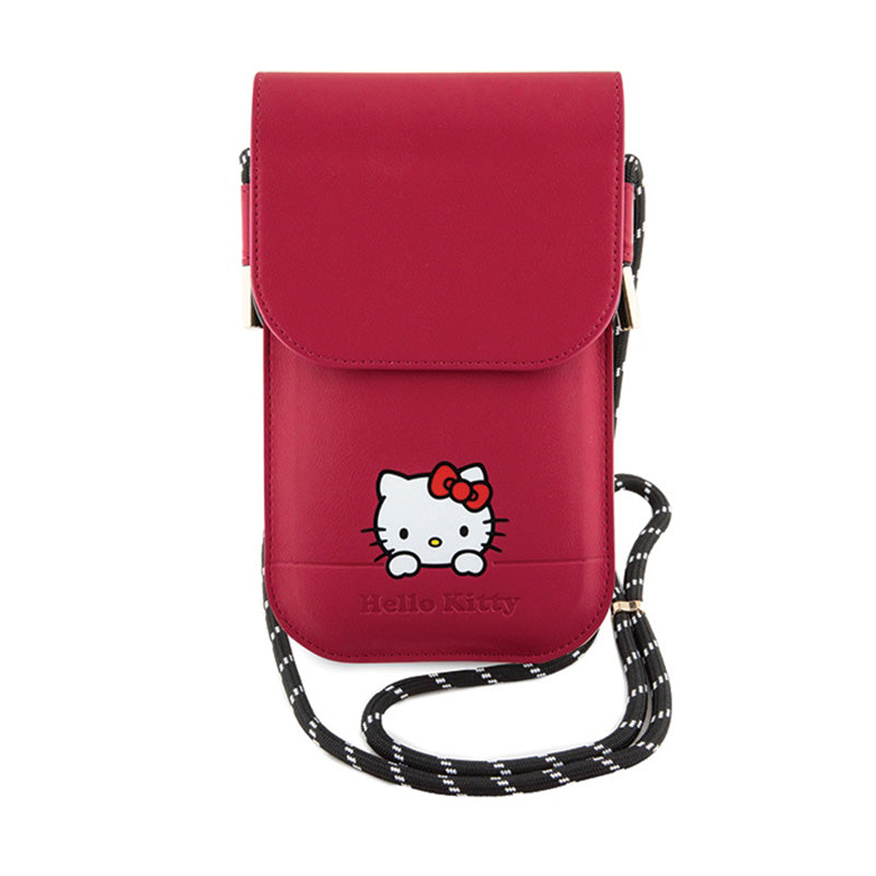 Hello Kitty Leather Daydreaming Cord - Telefono rankinė per petį (rožinė)