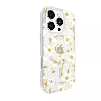 Kate Spade New York Protective Gems MagSafe – dėklas, skirtas iPhone 16 Pro (Sunshine Floral)