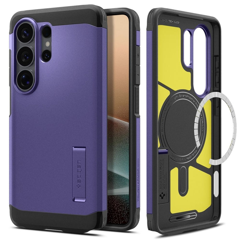 Spigen Tough Armor MagSafe dėklas Samsung Galaxy S26 Ultra (Erbėtinė violetinė)