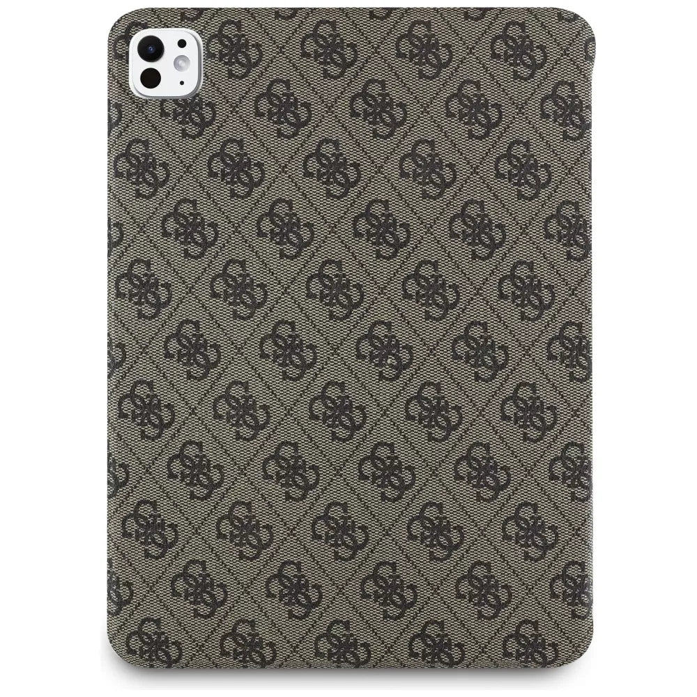 Guess Magnetic 4G Big Logo – dėklas iPad Pro 11" M4 (2024) (rudas)