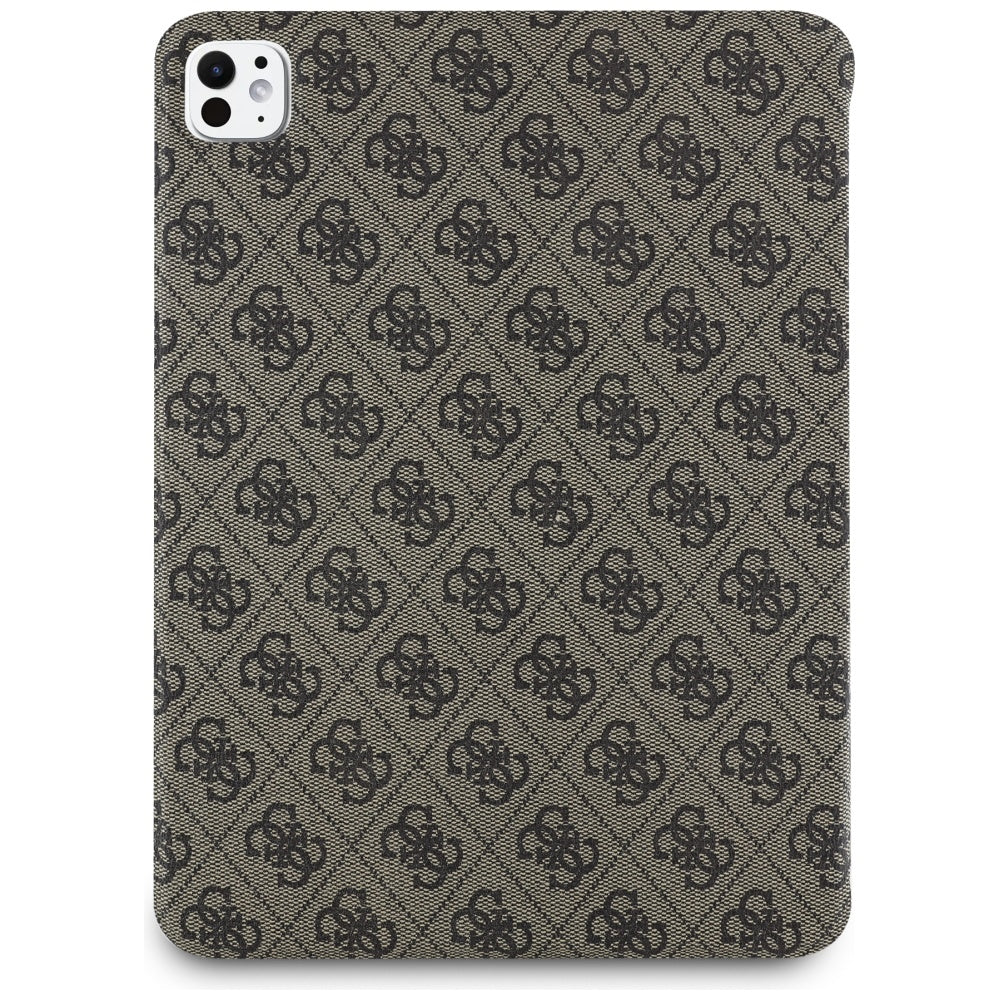 Guess Magnetic 4G Big Logo – dėklas iPad Pro 11" M4 (2024) (rudas)