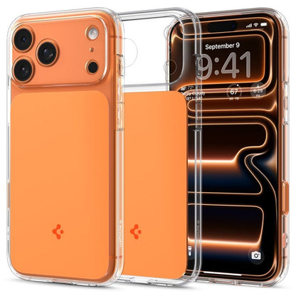 Spigen Ultra Hybrid T Mag MagSafe - Dėklas iPhone 17 Pro (Blizganti Oranžinė)