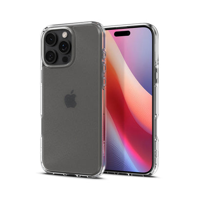 Spigen Ultra Hybrid – dėklas iPhone 16 Pro Max (šaltai skaidrus)
