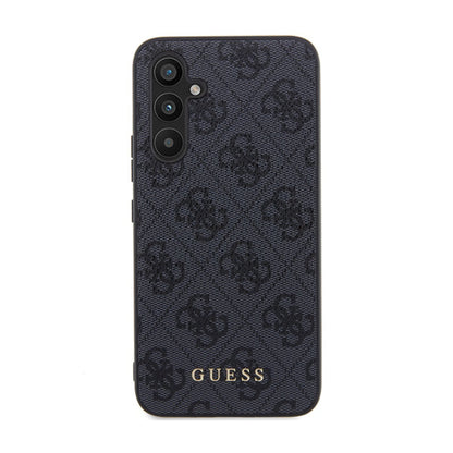 Guess 4G Metal Gold Logo – Samsung Galaxy S23 FE dėklas (pilkas)