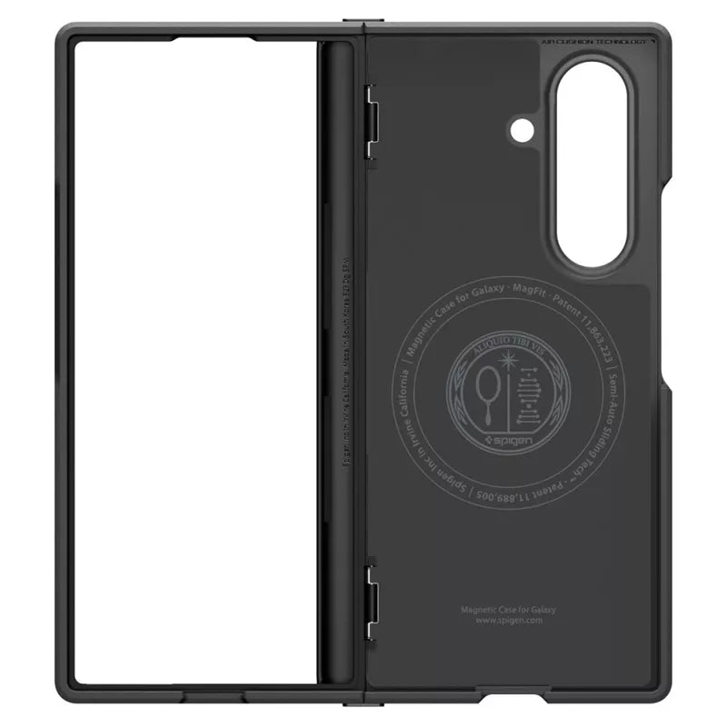 Spigen Slim Armor Pro Mag MagSafe – dėklas, skirtas „Samsung Galaxy Z Fold 7“ (juodas)