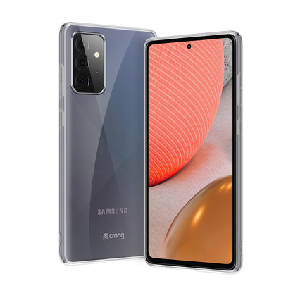 Crong Crystal Slim Cover - Dėklas, skirtas Samsung Galaxy A72 (skaidrus)