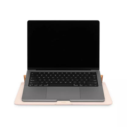 Moshi Muse 14" 3-in-1 Slim Sleeve nešiojamojo kompiuterio dėklas (Luna Pink)