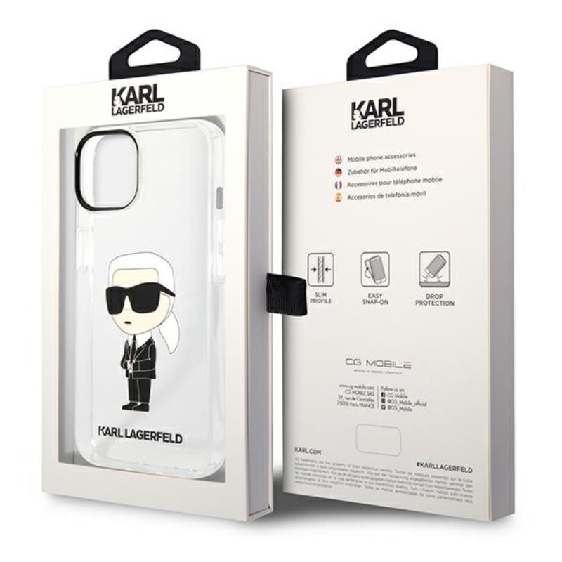 Karl Lagerfeld IML NFT Ikonik – dėklas, skirtas „iPhone 14 Plus“ (skaidrus)