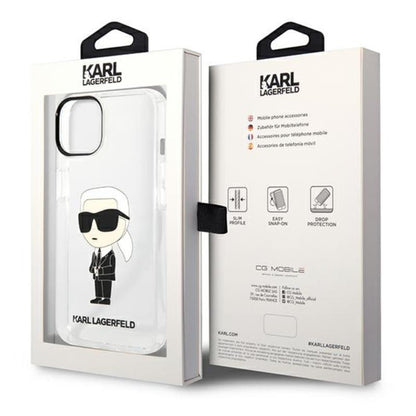 Karl Lagerfeld IML NFT Ikonik – dėklas, skirtas „iPhone 14 Plus“ (skaidrus)