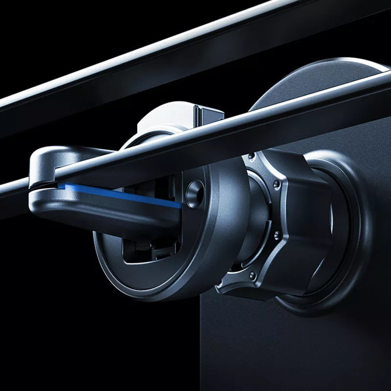 WEKOME WP-U202 Vanguard Series – Magnetinis automobilinis laikiklis su 15W MagSafe belaidžiu įkrovimu (Juoda)