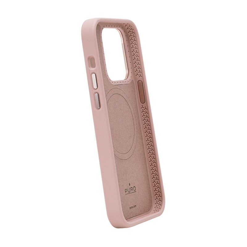 PURO ICON MAG PRO – Dėklas, skirtas iPhone 15 Plus MagSafe (Rožinis)