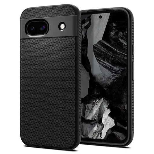 Spigen Liquid Air – dėklas Google Pixel 8A (matinė juoda)