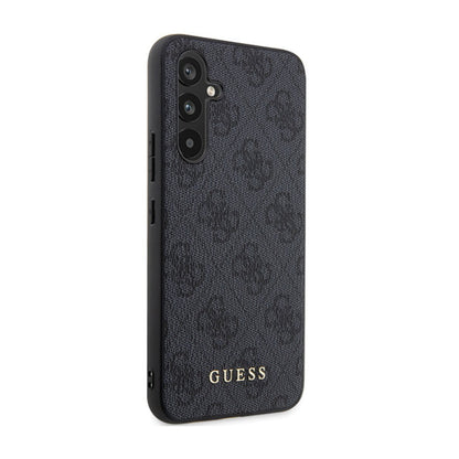 Guess 4G Metal Gold Logo – Samsung Galaxy S23 FE dėklas (pilkas)