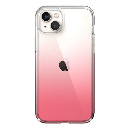 "Speck Presidio Perfect-Clear + Ombre" - "iPhone 15 Plus" / "14 Plus" dėklas su MICROBAN (skaidrus / "Vintage Rose Fade")