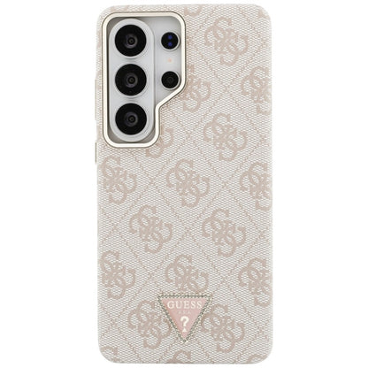 Guess 4G Triangle Logo MagSafe dėklas - Samsung Galaxy S26 Ultra (Rožinis)