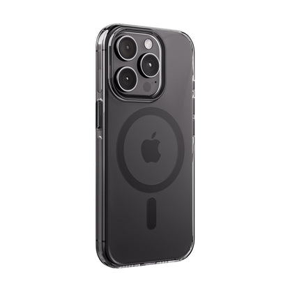 Crong Clear MAG Pro - iPhone 15 Pro MagSafe dėklas (juodas)
