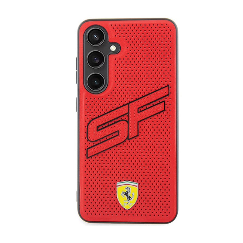 Ferrari Big SF Perforated – Samsung Galaxy S24 dėklas (raudonas)