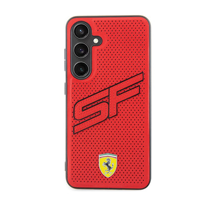 Ferrari Big SF Perforated – Samsung Galaxy S24 dėklas (raudonas)